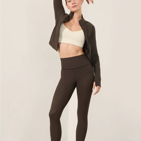 Athleta Elation High-Waisted ribbed Leggings - Picture 1 of 8